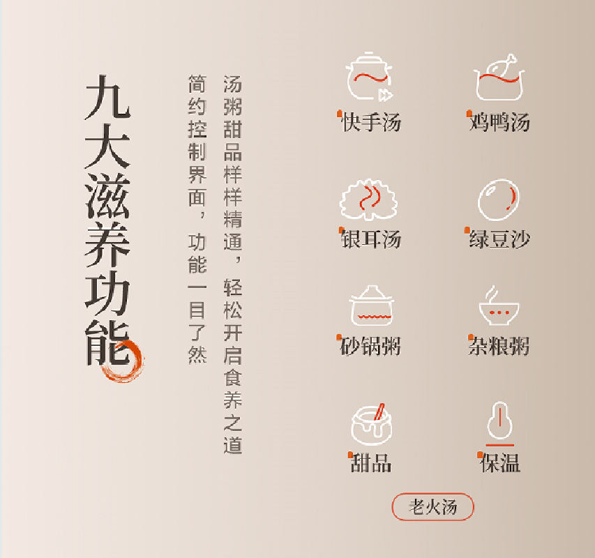 苏泊尔SUPOR 4L大容量微电脑电炖锅DG45YC87预约煮粥单胆设计适合家庭使用高清大图