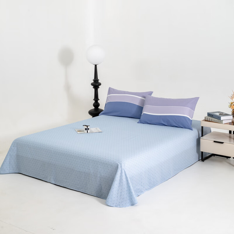 名都丽人 MDLR-A27 300*300cm 纯棉 床单 (计价单位:件)蓝色高清大图