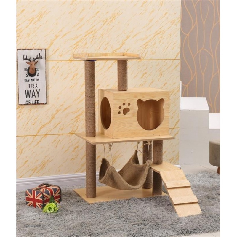 密度板猫爬架猫抓柱 猫咪用品剑麻猫爪板猫树猫玩具 猫窝（请先与客服确认再）