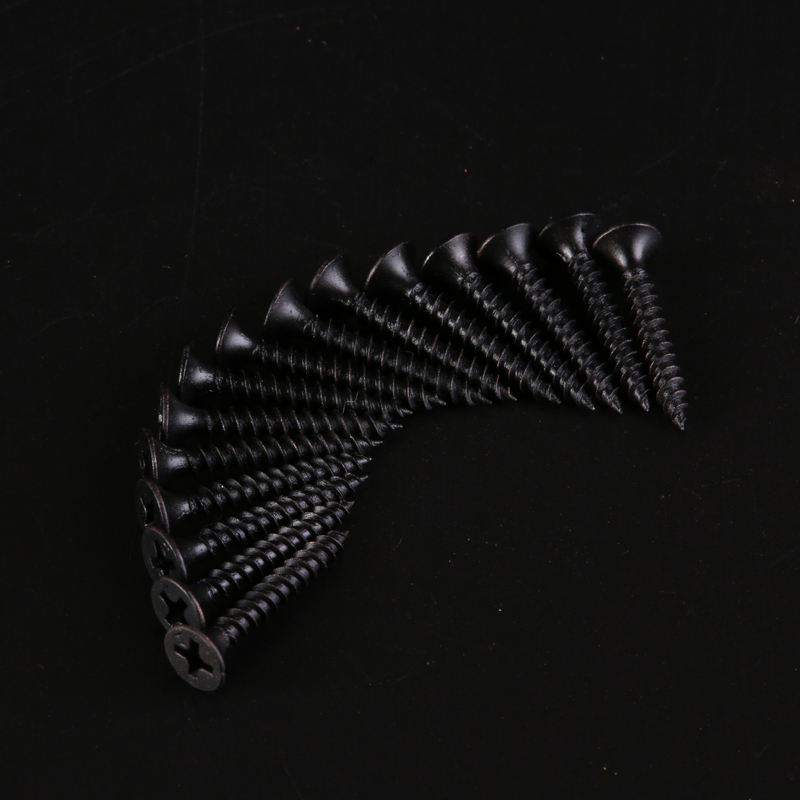 剑皇(JIANHUANG)高强度干壁钉龙骨钉自攻螺丝钉铁钉子 磷化 3.5*50mm 200支/盒 10盒