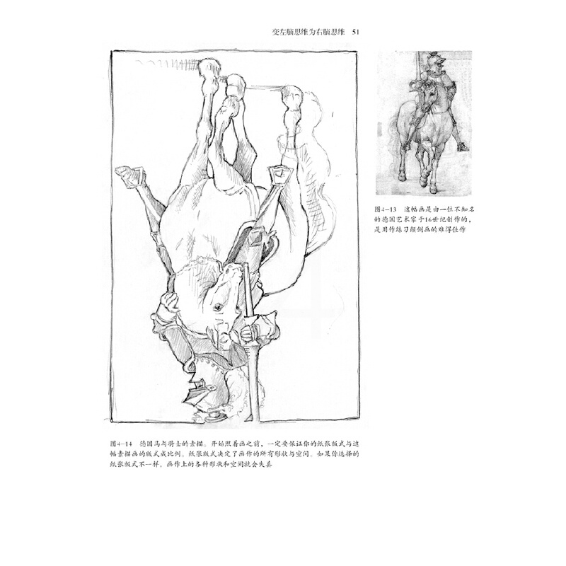 [正版]五天学会绘画(升级版):绘画的五项感知技能的学习与练习;了解左脑思维和右脑思维,学会运用绘画感知技能,开发创造高清大图