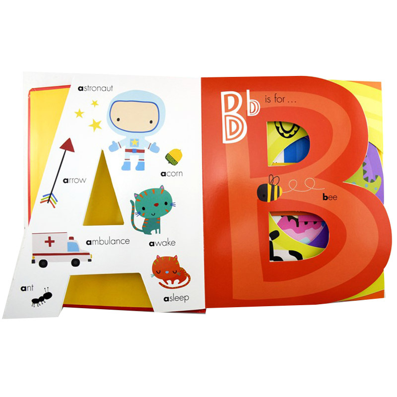 myawesomealphabetbookabc儿童字母启蒙书纸板书3d立体字母书>800_800