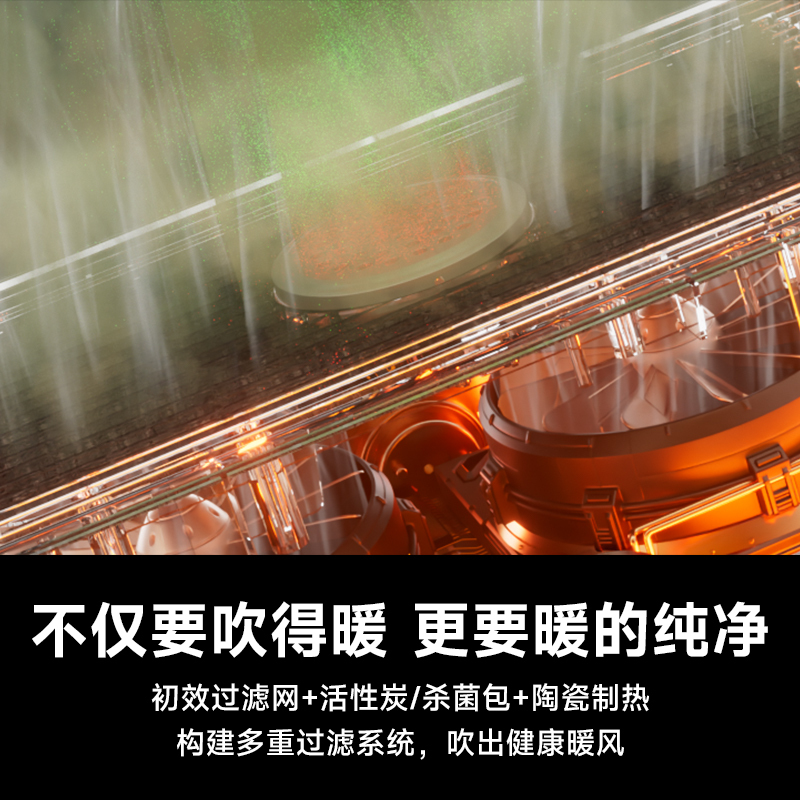 奥戈那OGNAL 暖风机 GLC1800E 白色高清大图