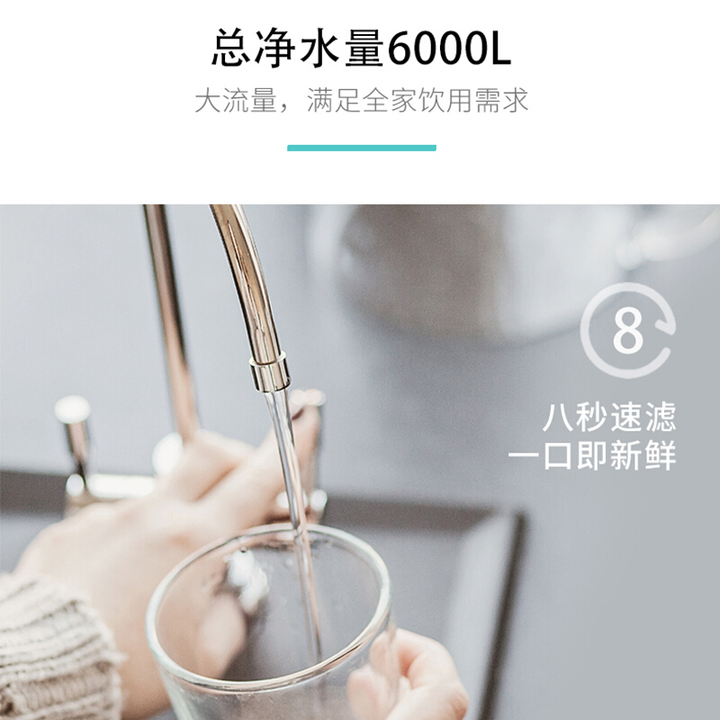 怡口净水器S1Pro官方旗舰家用厨房过滤直饮机ro反渗透纯水机600G净水器