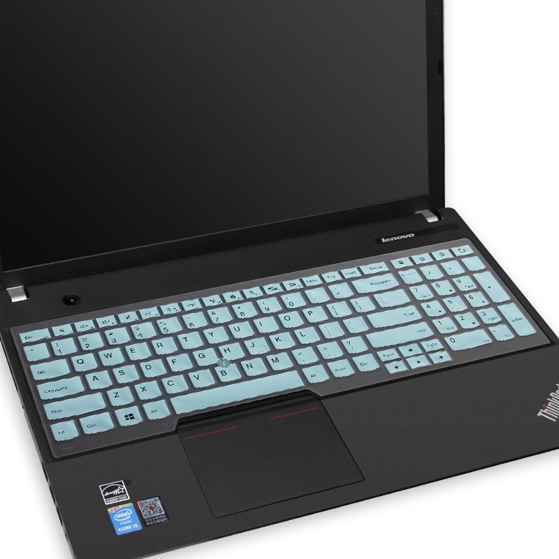 笔记本键盘膜适用15.6寸联想thinkpad保护e560贴e550防尘e531罩e570全覆盖e530c|半透紫色