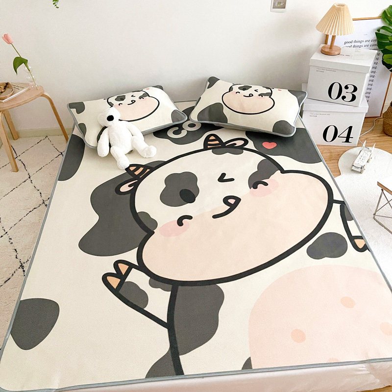 冰丝凉席1.8m床三件套1.5米可水洗折叠儿童1.2.0空调席子夏季