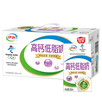 伊利 纯牛奶高钙低脂250ml*24盒（新老包装随机发货）【12月】