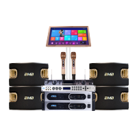bmb90056+ 音箱套装 ktv音响 卡拉OK音响全套家用K歌组合 12英寸包房音600W功放