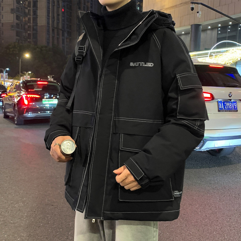 唐狮男装冬季外套羽绒服羽绒服男连帽男款羽绒服男士冬装羽绒衣男冬季