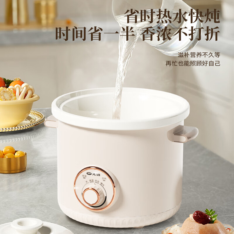 先锋(SINGFUN) YM-D30电炖锅 白色高清大图