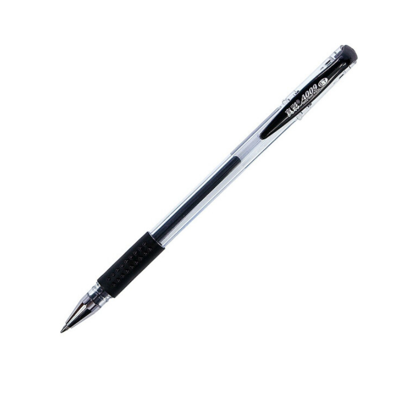 真彩(TRUECOLOR)A009经典办公子弹头中性笔签字笔水笔0.7mm 黑色 12支/盒