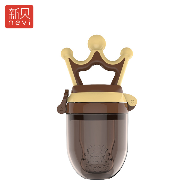 新贝王子款咬咬袋 婴儿牙胶 水果咬咬袋 王子款磨牙棒XB-8705玩具