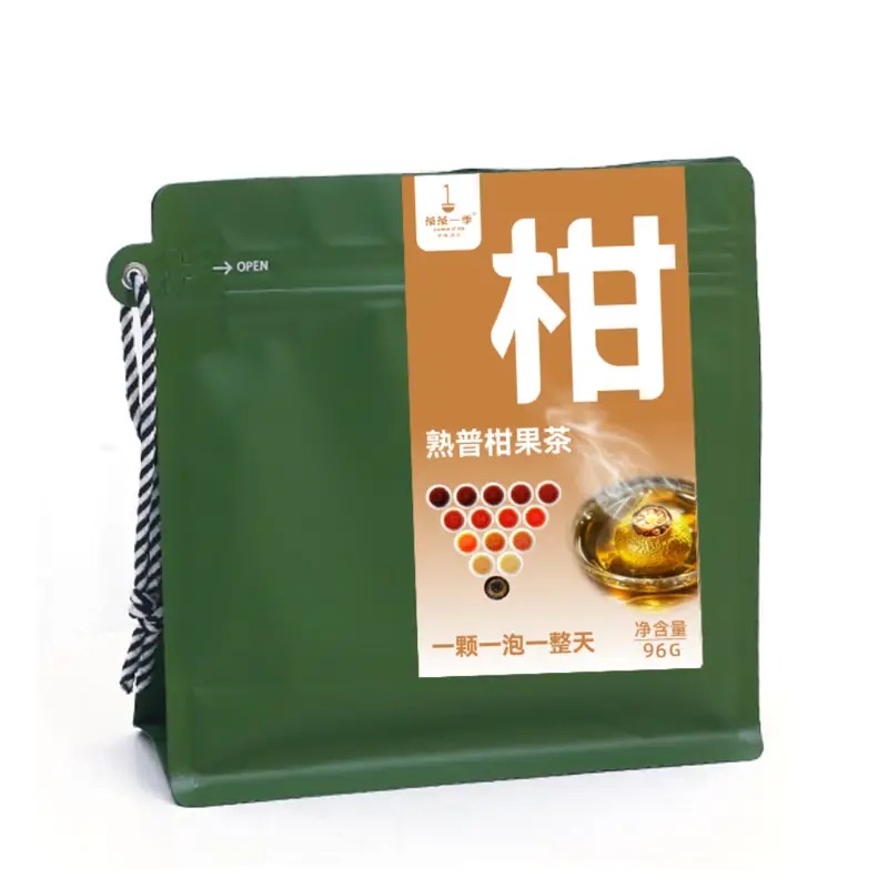 茶茶一季 熟普柑果茶96g_