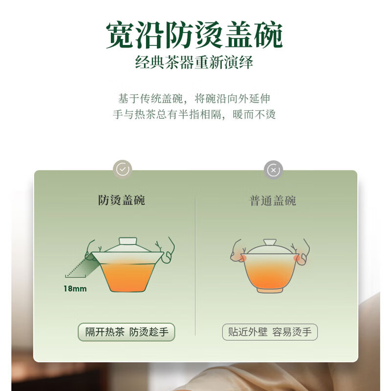 鸣盏 陶瓷功夫茶具套装德化陶瓷整套茶具家用办公茶盘便携高级礼盒羊脂玉瓷八件套MZ8010高清大图