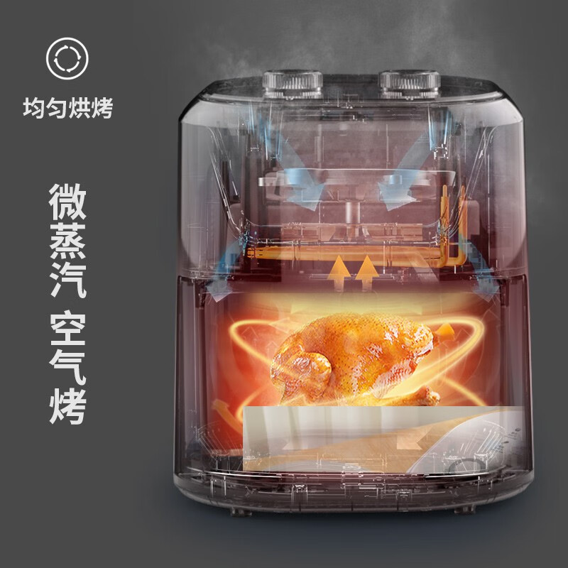 利仁(Liven) 空气炸锅家用电炸锅5L煎炸锅薯条机LPKZ-30无油气炸锅airfryer LPKZ-30升级款可视高清大图