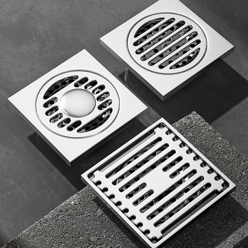 加厚304不锈钢地漏防臭器卫生间浴室下水道洗衣机通用铜款地漏芯