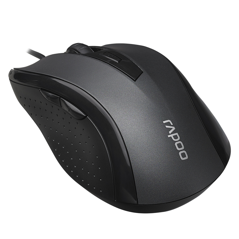 雷柏(Rapoo) N300 有线鼠标 办公鼠标