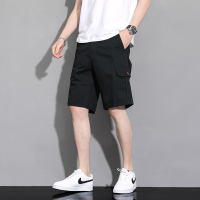 渔人船长夏季男士工装裤五分裤休闲运动短裤中裤轻薄透气多口袋大裤头