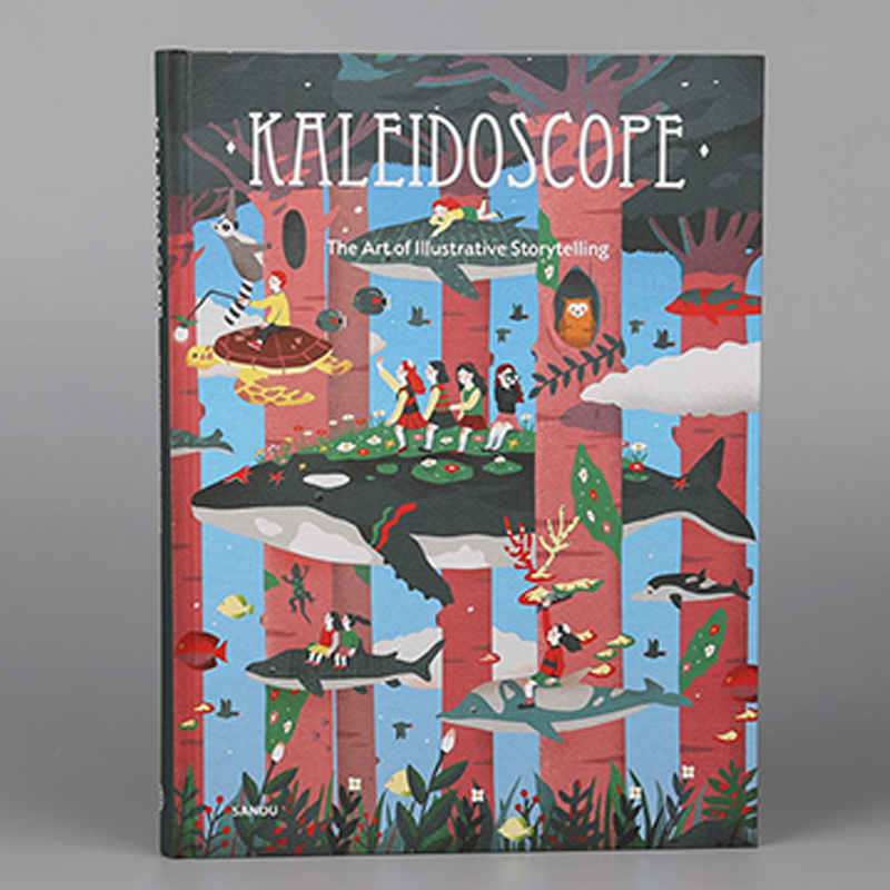 [正版]Kaleidoscope 缤纷视界 艺术卡通美术人物插画画册画集素材作品集 看得见故事的插画设计书籍高清大图