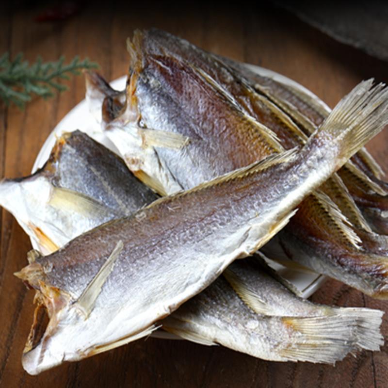 小黄鱼干渔家自晒小咸鱼干黄花鱼海鱼干海鲜干货批发淡晒500g45条左右