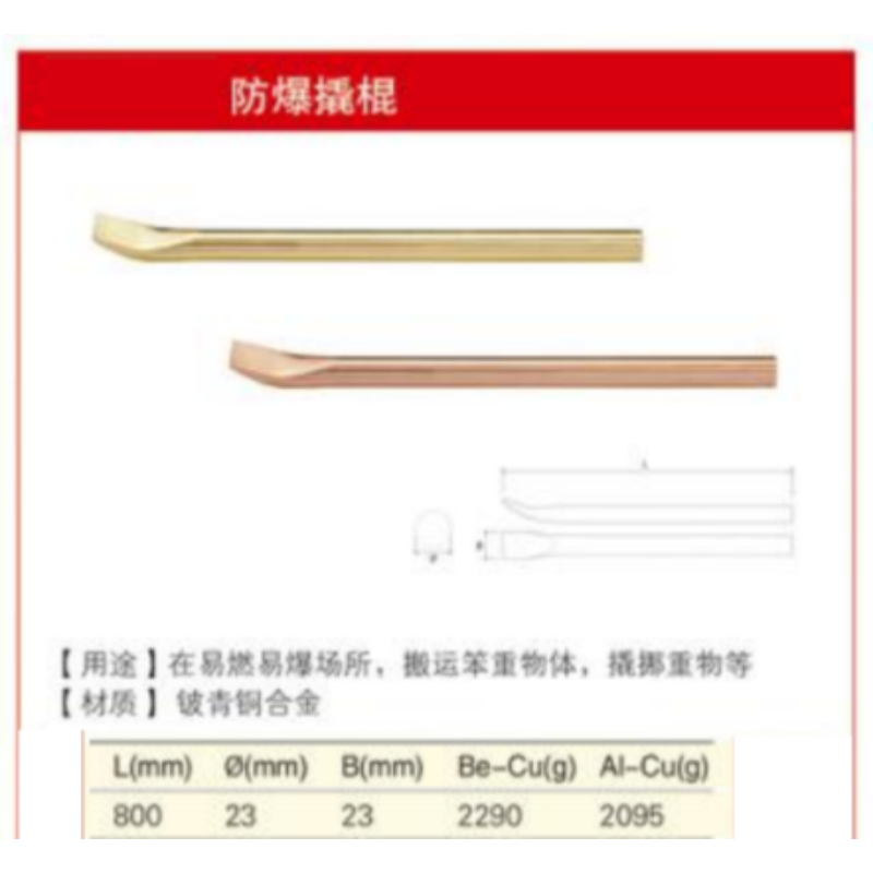 四凯铍青铜撬棍SK-OS-169套高清大图