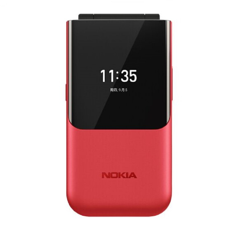 诺基亚(NOKIA)2720 红色 双卡双待 经典复刻 翻盖手机 4G热点备用功能机 移动联通电信三网4G老人机