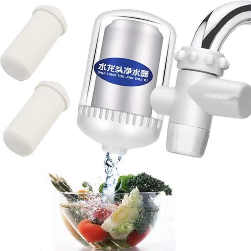 水龙头过滤器家用净水器厨房小型简易除氯净水机自来水滤水器滤芯 一支滤芯