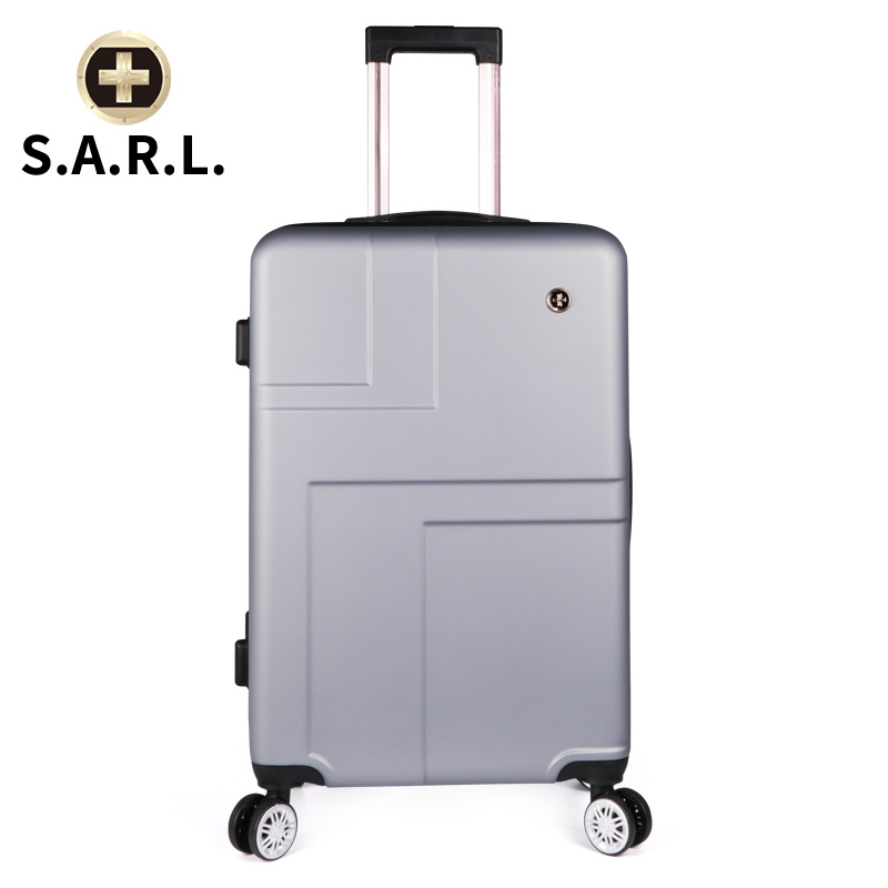 S.A.R.L瑞士拉杆箱静音万向轮男女通用26寸ABS万向轮拉杆箱时尚商务20寸登机箱24寸旅行箱