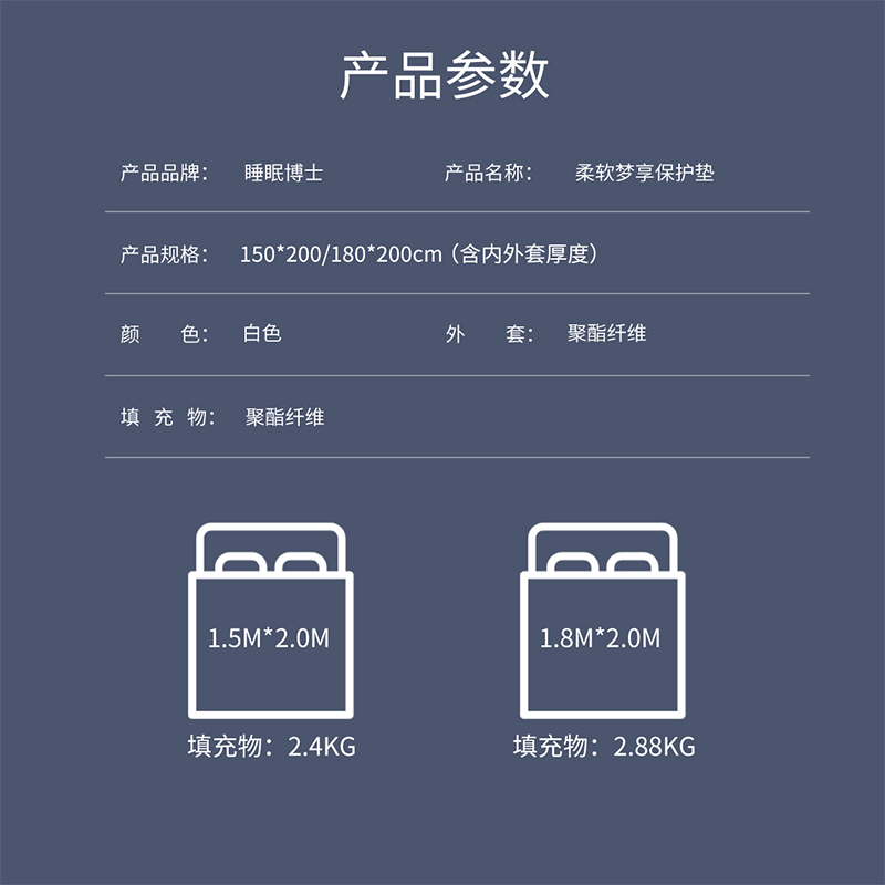 睡眠博士(AiSleep) 柔软梦享床垫高清大图