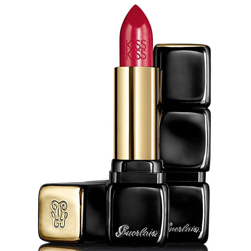 娇兰(GUERLAIN) 法式之吻亲亲口红黑管系列 #322 Red On Fire 3.5g 红色系显色