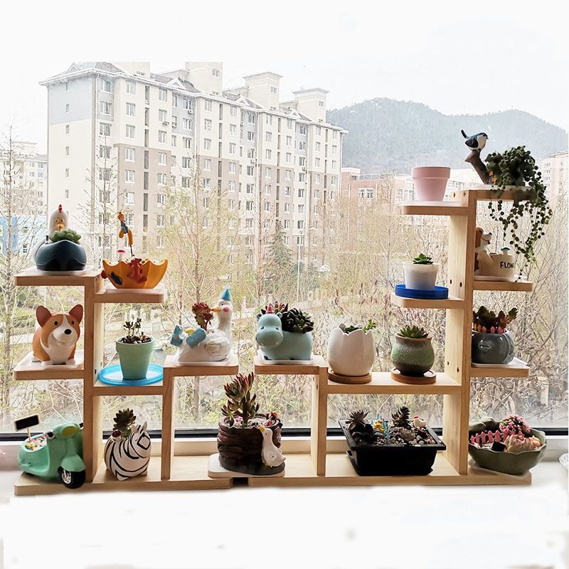 工匠时光花架工匠时光实木多肉花架子阳台室内办公室桌面窗台迷你多层植物小花架 价格图片品牌报价 苏宁易购工匠时光凯易家具专卖店