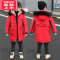 可莉允男童冬款加绒派克服棉衣大童洋气2022新款外套冬装炸街棉服大毛领