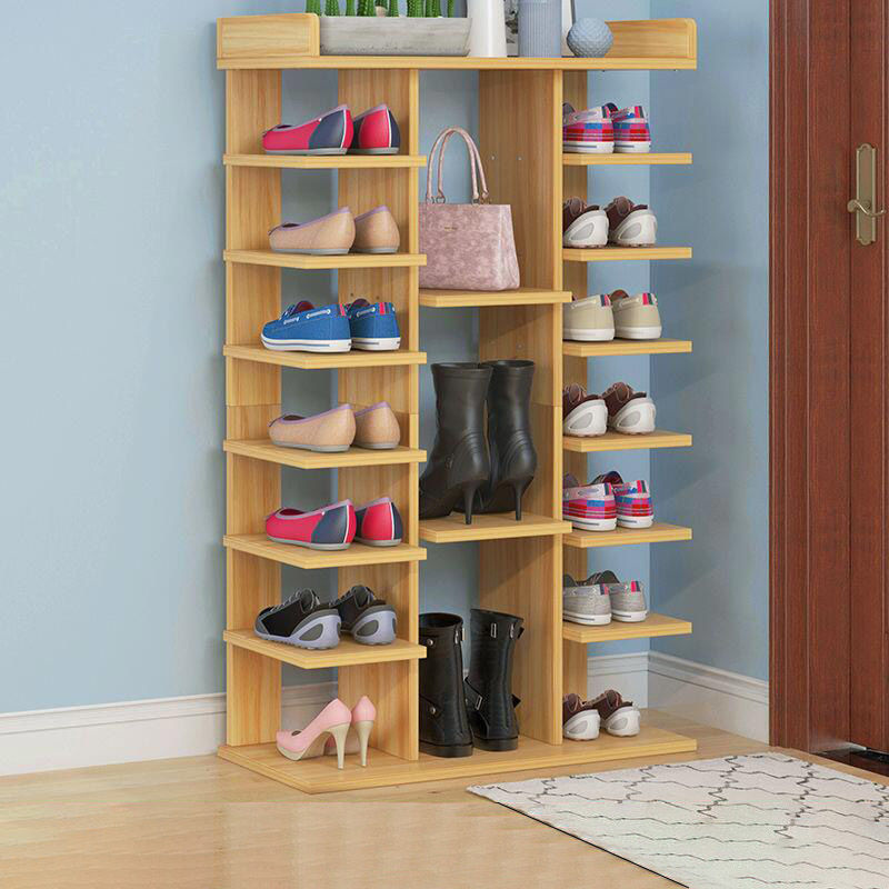 鞋架子简易多层门口木质小鞋架经济型家用放鞋架鞋柜储物架防尘