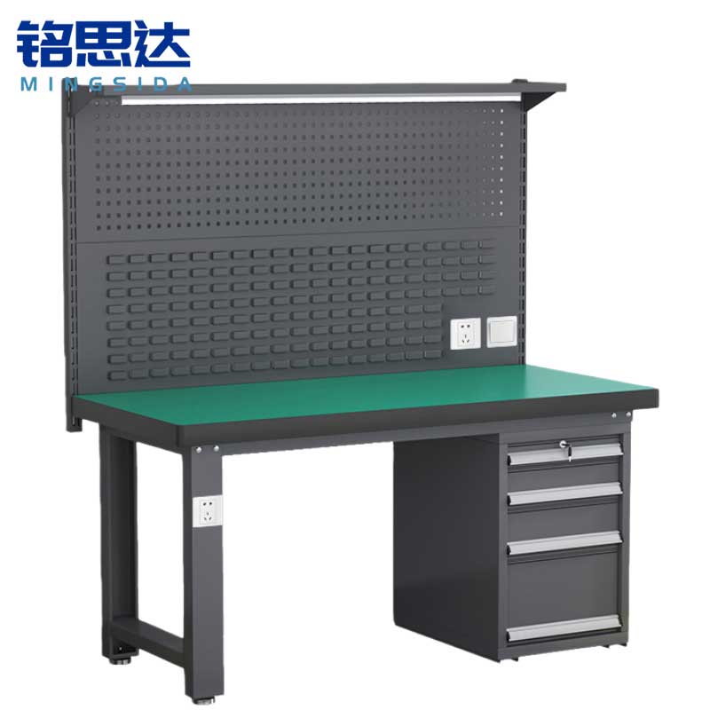 铭思达钳工操作台2.1米四抽张高清大图