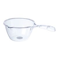 非凡家品摔不破水勺厨房舀水瓢家用长柄塑料大号创意加深厚水舀子 浅款加厚-晶透(170g)