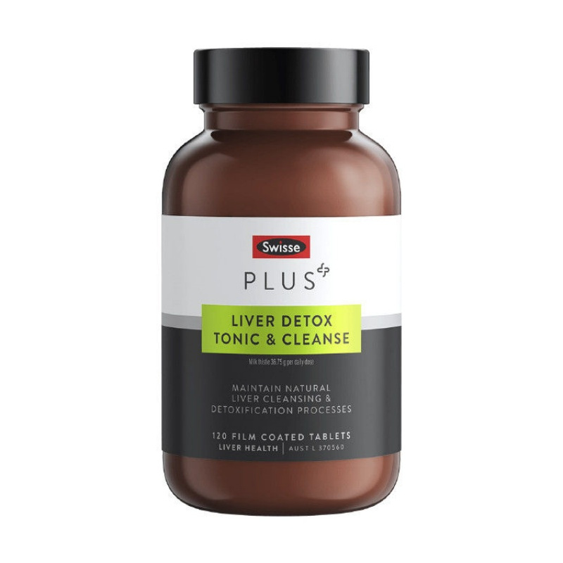 Swisse斯维诗护肝片奶蓟草护肝排毒净化片plus120片70倍浓缩4大草本双效膳食营养补充剂