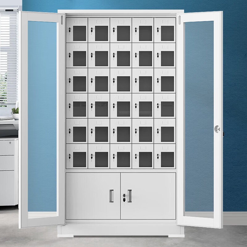科野 手机充电柜存放柜对讲机柜保管柜电子设备存放柜寄存柜30门可充电高清大图