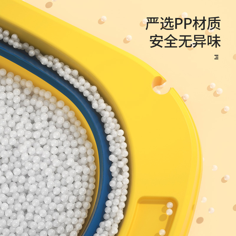 逗逗熊宝宝折叠浴盆儿童幼儿坐躺大号婴儿洗澡浴洗澡盆