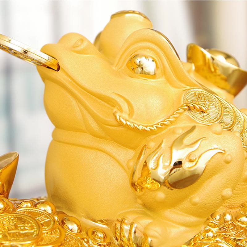 美帮汇金蟾摆件大号一对三足蟾蜍店铺开业礼品客厅前台开业乔迁图片