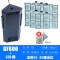 瀑布龟缸过滤器鱼缸低水位三角内置乌龟缸养鱼养虾水族箱三合一泵