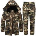 惠铁中长款防水棉大衣迷彩棉服棉袄 套装 套