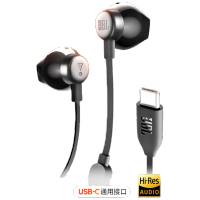 JBL TUNE 305C 半入耳式有线耳机 Type-C接口