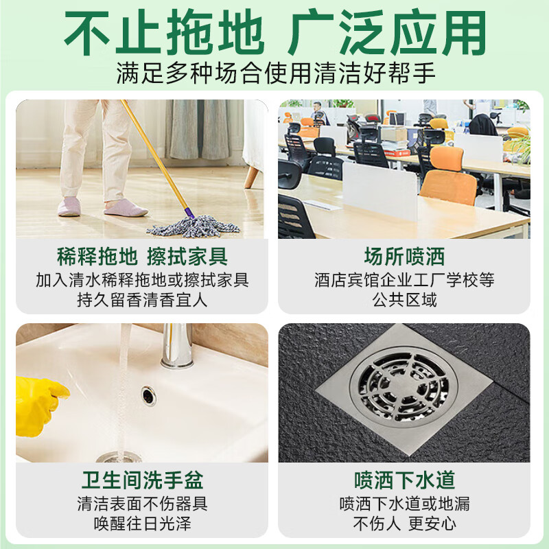 巨奇地板清洁剂拖地花露水清洁剂去污除垢持久留香清香型拖擦2848高清大图