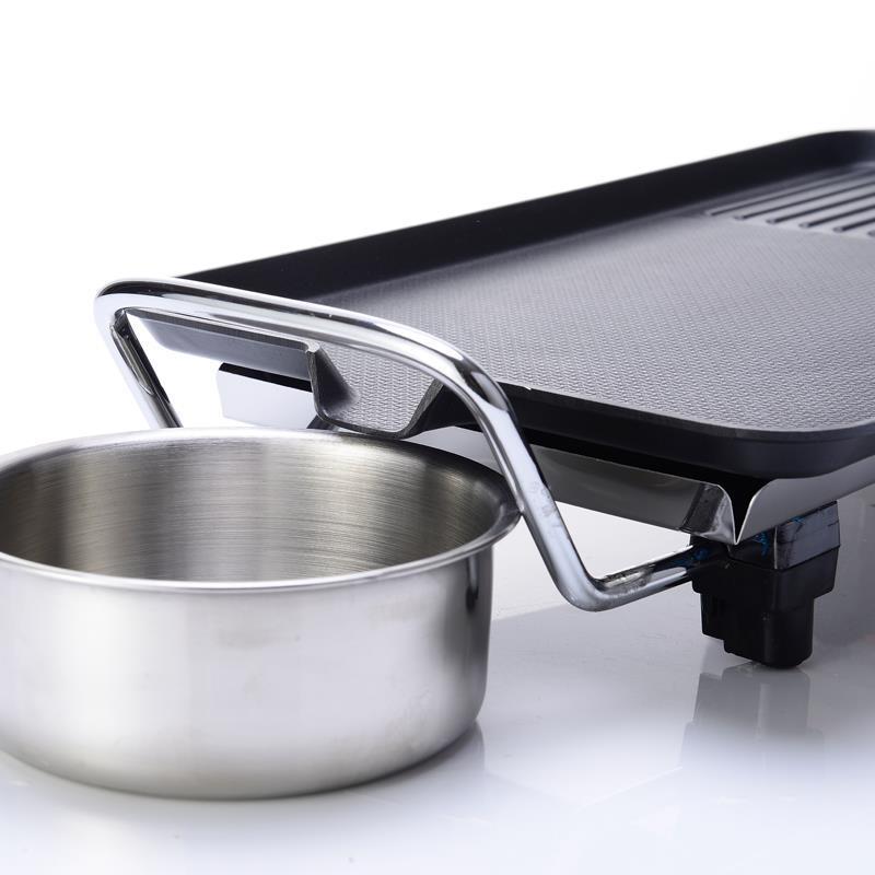 韩式多功能电烤盘家用无烟不粘电烧烤炉烤肉机铁板烧烤架大号高配