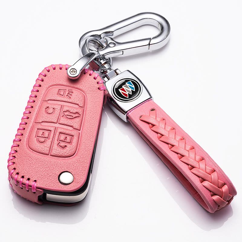 [补贴10%]2018款别克全新君越真皮钥匙套16款君越GL8专用汽车遥控钥匙包扣汽车钥匙包图片