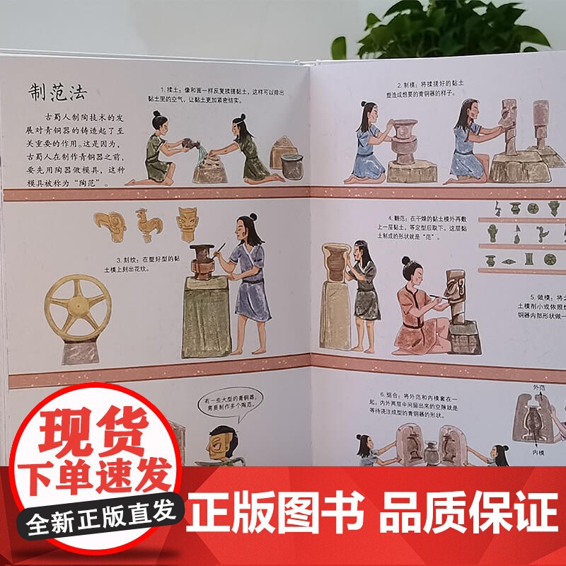 探秘古蜀国 儿童历史文化百科绘本 杜宇 著 成 少儿 绘本 绘本/图画书/少儿动漫书 正版图书籍人民邮电出版社高清大图