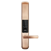 Midea/美的智能门锁MOLK-LA012-B 电子锁 家用指纹锁 密码锁 语音报警(左开门)