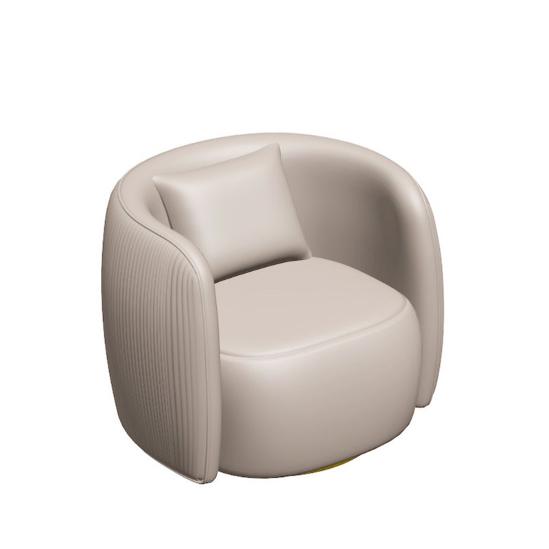 荺炬沙发单人橘红张高清大图