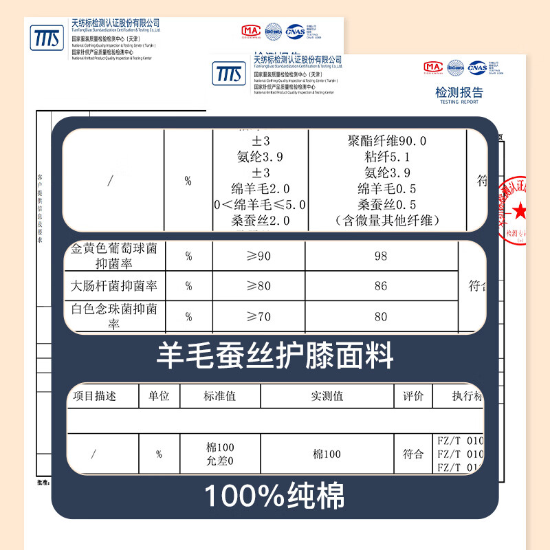 浪莎秋裤男纯棉羊毛蚕丝护膝保暖裤秋上新耐磨修身打底棉毛单裤 黑色 175高清大图