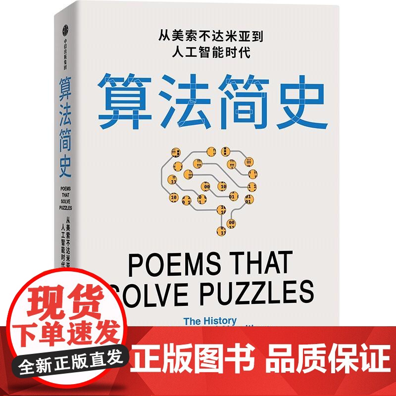 算法简史 美国数学协会从美索不达米亚到人工智能时代克里斯布利克利中信出版社算法入门书正版图书籍高清大图